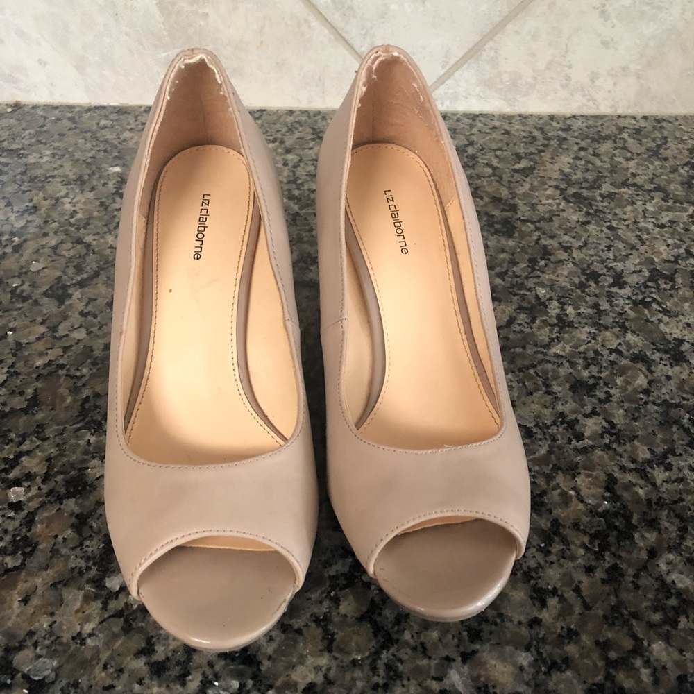 Liz Claiborne wedge heels.